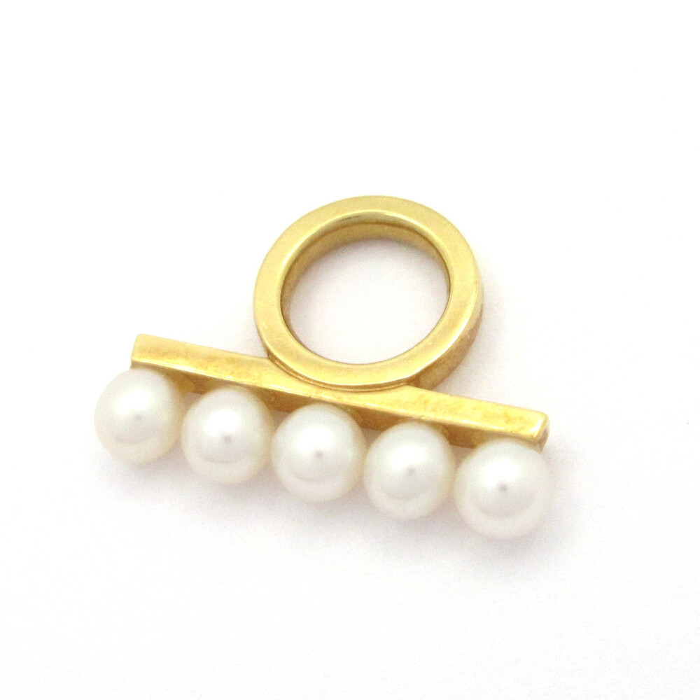 Tasaki 18K Yellow Gold White Pearl #338900T77B